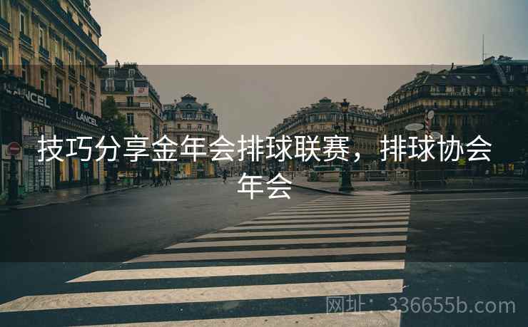 技巧分享金年会排球联赛，排球协会年会