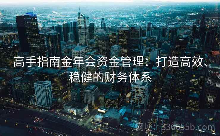 高手指南金年会资金管理：打造高效、稳健的财务体系