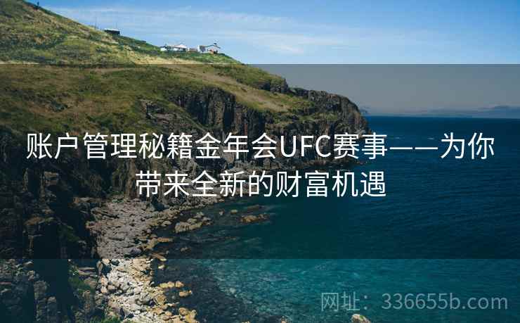 账户管理秘籍金年会UFC赛事——为你带来全新的财富机遇