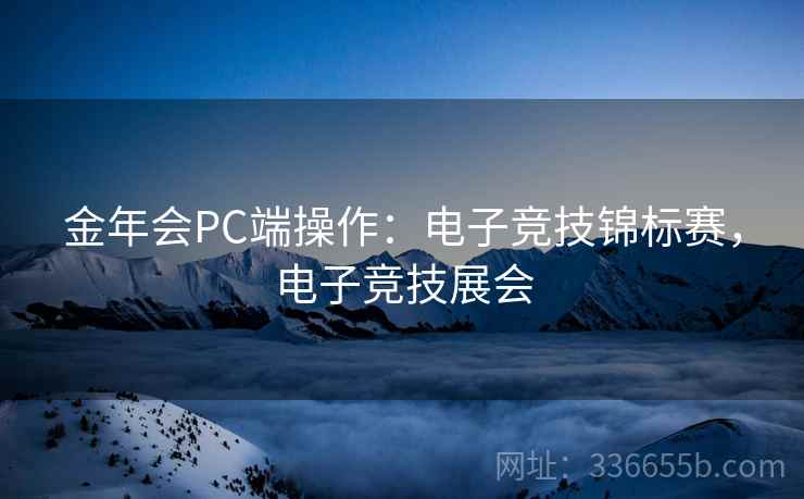 金年会PC端操作：电子竞技锦标赛，电子竞技展会