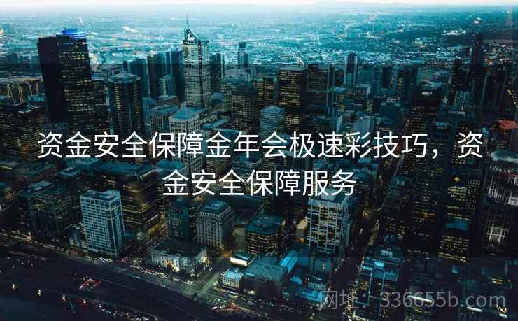 资金安全保障金年会极速彩技巧，资金安全保障服务
